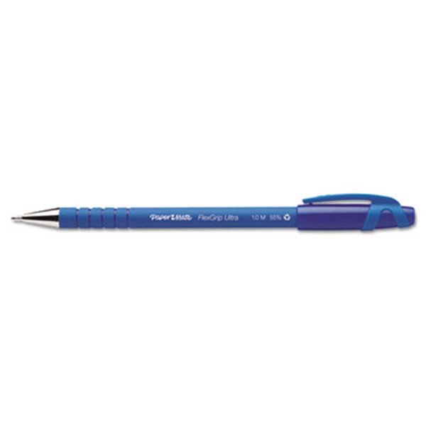 Vertex FlexGrip Ultra Ballpoint Pen  Blue Ink  Medium  Dozen VE619848